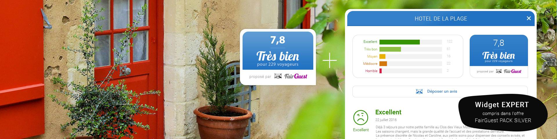 Les Widgets FairGuest | FairGuest